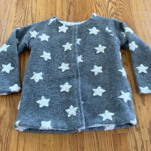 ZARA Girls Wool Jacket with Fleece Lining